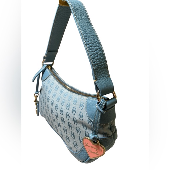 Dooney & Bourke Y2K 🧊RARE🧊 Vintage Light Blue Shoulder Bag - Picture 6 of 17